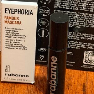🍄6/$26 Rabanne eyephoria , famous mascara purse size NWT